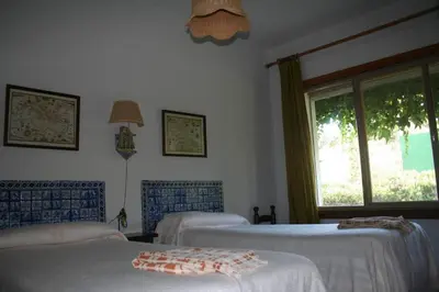 Cama o camas de una habitación en Casa Rural El Rivero