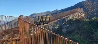 Vista general de una montaña o vista desde el apartamento