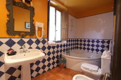 Un baño de Posada Villa Maria
