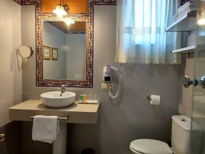 Un baño de Posada Real Quinta de la Concepción