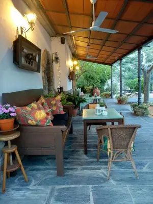 Zona de estar de Posada Real Quinta de la Concepción