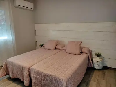 Cama o camas de una habitación en Posada de la plata