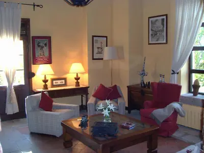 Zona de estar de Hotel Posada Molino del Cubo