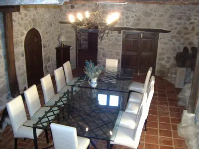 Zona de estar de Hotel Posada Molino del Cubo