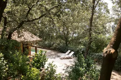 Paisaje cerca of this country house