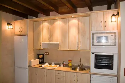Una cocina o zona de cocina en El Rincon Del Villar