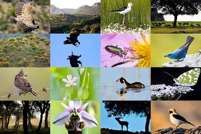 Animales en the country house o alrededores
