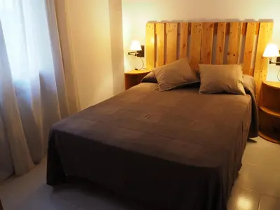 Cama o camas de una habitación en El Cerezo