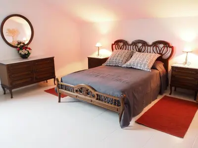 Cama o camas de una habitación en El Cerezo