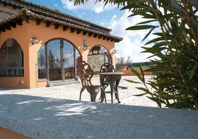 Plano de Casa Rural La Torrecilla con PISCINA PRIVADA
