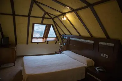 Cama o camas de una habitación en Hotel Casa Beletri
