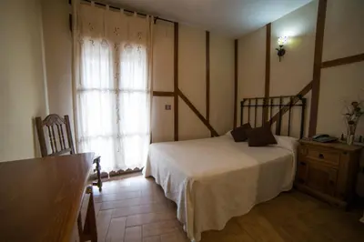 Cama o camas de una habitación en Hotel Casa Beletri