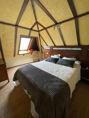 Cama o camas de una habitación en Hotel Casa Beletri