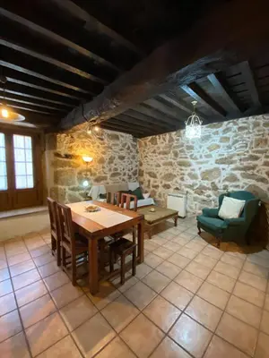 Zona de estar de Apartamentos Rurales La Antigua Fonda
