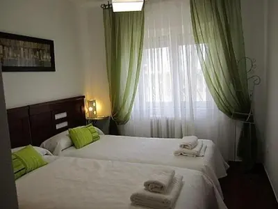 Cama o camas de una habitación en Tres Hermanos CON PISCINA PRIVADA