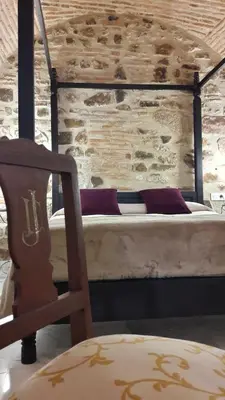 Cama o camas de una habitación en DIANA JARDÍN