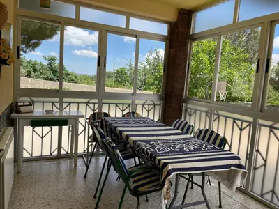 Un balcón o terraza de Los Robles