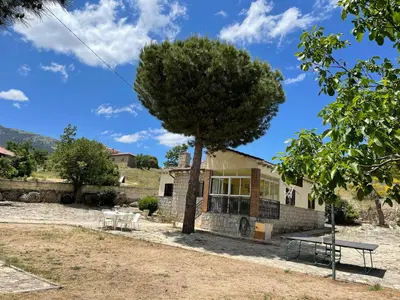 Paisaje cerca de este chalet de montaña