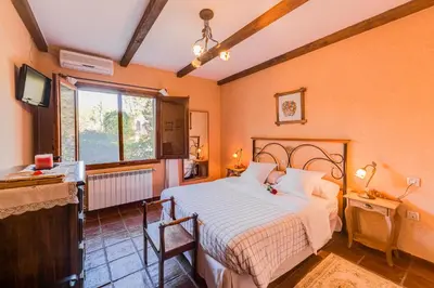 Cama o camas de una habitación en Los Montejos & Spa