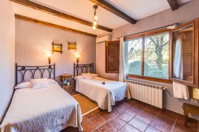 Cama o camas de una habitación en Los Montejos & Spa