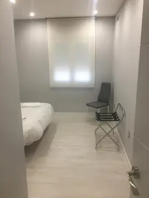 Cama o camas de una habitación en Apartamento Ausonio 2 dormitorios