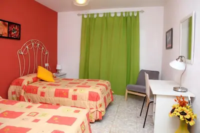 Cama o camas de una habitación en La Hojarasca
