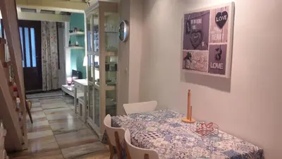Zona de estar de La casita del jerte
