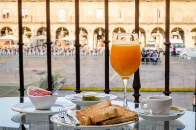 Comida en o cerca de este hostal o pensión
