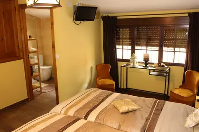 Cama o camas de una habitación en El Casino de Santa Cruz