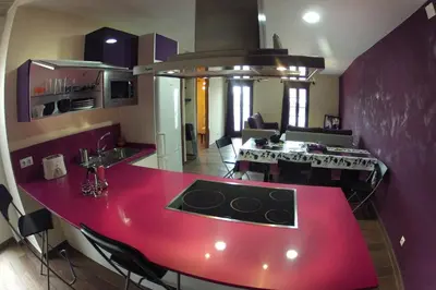 Una cocina o zona de cocina en El Casino de Santa Cruz