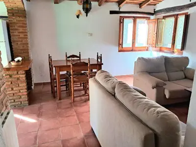 Zona de estar de El Jiniebro Turismo Rural