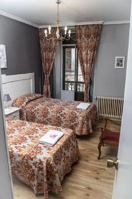 Cama o camas de una habitación en Apartamentos turisticos Avila La Catedral