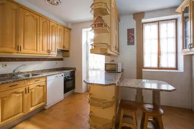 Una cocina o zona de cocina en Apartamentos turisticos Avila Villa Carmen I