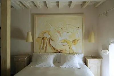 Cama o camas de una habitación en Posada Restaurante Casa de la Sal