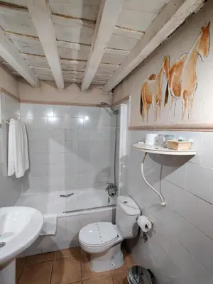 Un baño de Posada Restaurante Casa de la Sal