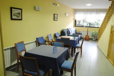 Zona de estar de Hotel Alegría