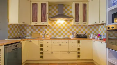 Una cocina o zona de cocina en Casa Virgen del Carmen (VUT)