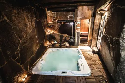 Un baño de Casa Rural Therma Agreste