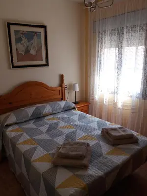 Cama o camas de una habitación en Casa El Reloj