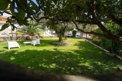 Jardín al aire libre en Apartamento San Miguel N.3