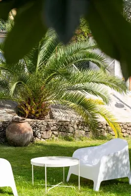 Jardín al aire libre en Apartamento San Miguel N.3