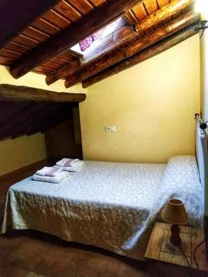 Cama o camas de una habitación en Casa rural La Villa