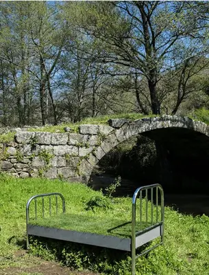 Jardín al aire libre en Casa rural La Villa