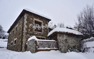 Casa Rural Refugio de Heda en invierno