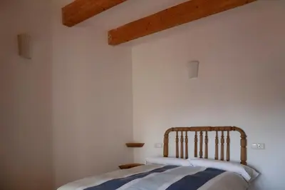 Cama o camas de una habitación en Apartamento en casa del s.XVI