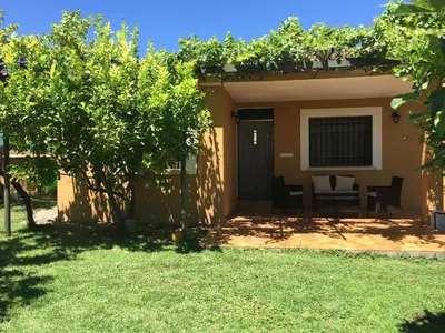 Jardín al aire libre en Las Olivas
