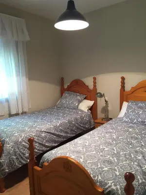 Cama o camas de una habitación en Las Olivas
