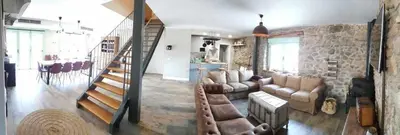 Zona de estar de Casa Rural Rojo del Tietar
