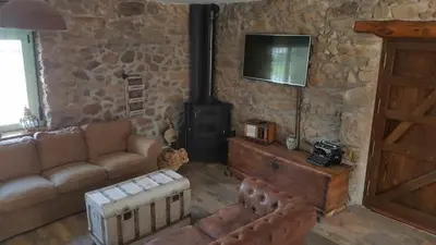 Zona de estar de Casa Rural Rojo del Tietar