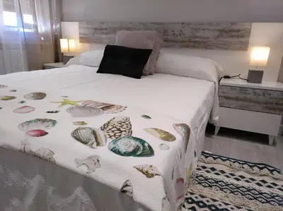 Cama o camas de una habitación en Cielo de Salamanca